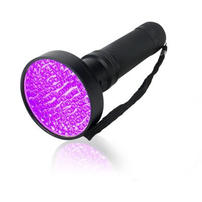 China Industrial High Power UV Torch 395NM Stain Urine Inspection 100 Led UV Flashlight Black Light for sale