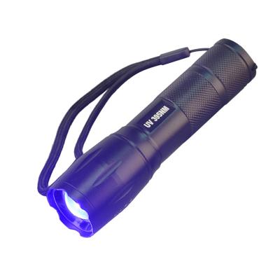 China Industrial Blue Light UV Light Rock Torch Rechargeable Battery Torch Mineral Fluorescence Detect for sale