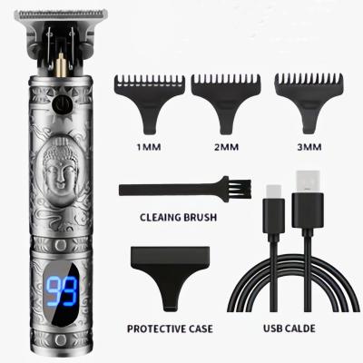 China Commercial Rechargeable Black Usb Men's Hair Trimmer Mini Professional Hair Cutting Cut Barber Cordless Electric Hair Clipper for sale