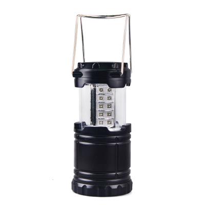 China Portable Garden Handle 2W AA Battery 30 LED Cool White Light Pop Up Vintage Camping Lantern for sale