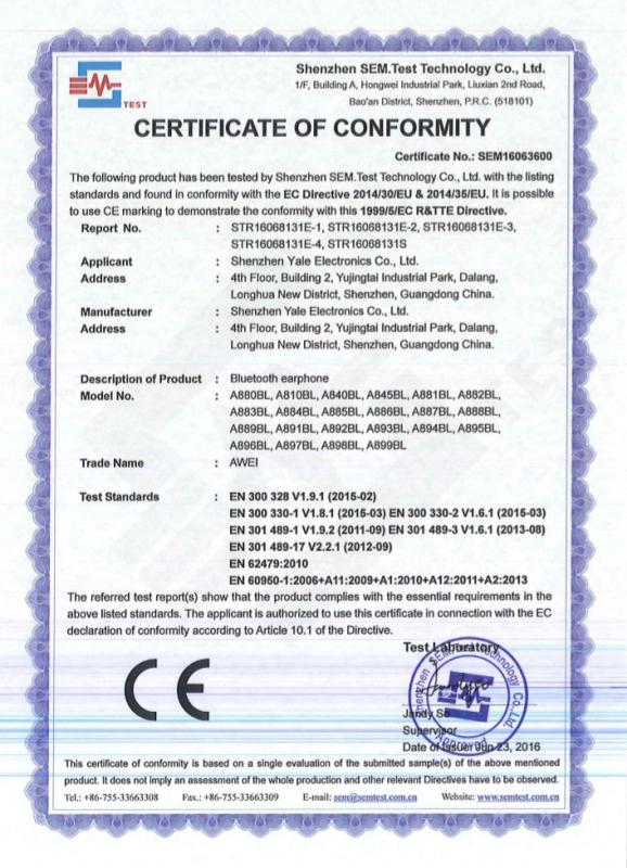 CE - Fish&Fish (Shenzhen) Technology Co., Ltd.