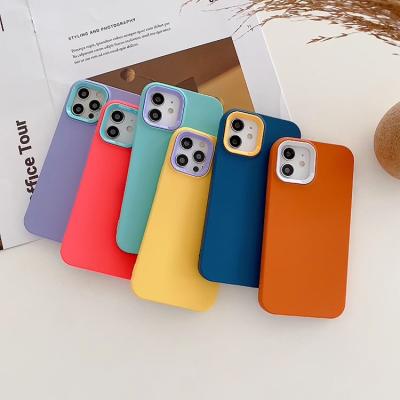 China Anti-fall fashion phone cover liquid silicone case for iPhone 13 case for iPhone 13/12/11/8/7/XS/XMax phone case for sale