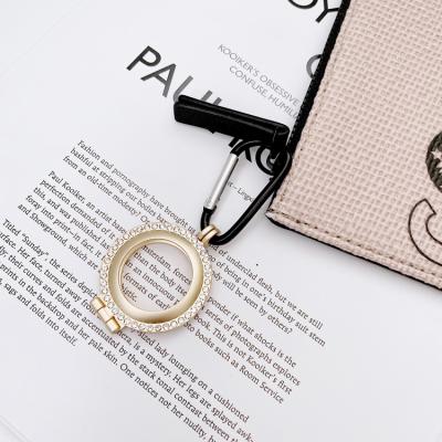 China 2021 Key Anti-fall Airtags Case Metal Airtag Chain Covers Case Dog Collar Holder Diamond Metal Case for sale