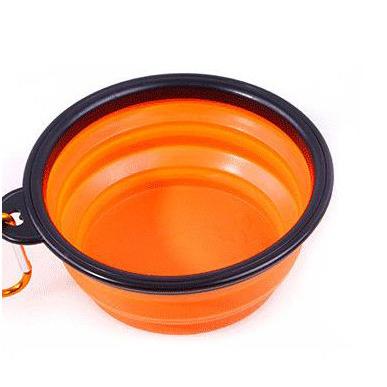 China Sustainable Travel Collapsible Silicone Pets Bowl New Design Collapsible Pet Food Bowls Set Outdoor for sale