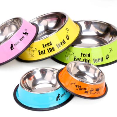 China Viable Wholesale Stainless Steel Pet Bowl Hot Sale Dog Bowl Stainless Steel for sale