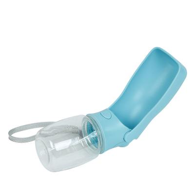 China Viable Collapsible Portable Outdoor Dog Water Bottle Dog Drinking Bottle for Food and Water for sale