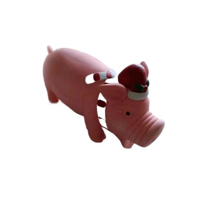 China 2021 Sustainable Christmas Santa Claus Toy Hot Sales Dog Chew Toy For Pet for sale