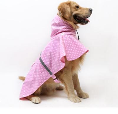 China Viable Reflective Raincoat Waterproof Warm Dog Clothes Outdoor Wear Pet Apparel And Reversible Pet Rainwear for sale