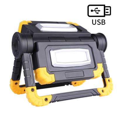 China WAREHOUSE LED Work 2 USB Rechargeable COB 1400LM Folding Light Portable Waterproof Flood Light For Outdoor Camping Rise Patented Product for sale