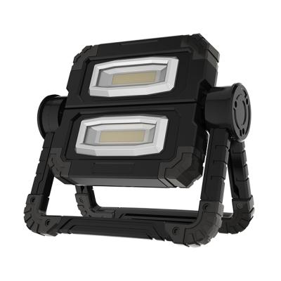 China Professional Warehouse COB Folding Handheld Work Light 360 Degree Rotation Portable Outdoor Floodlight Emergency Construction Work Light for sale