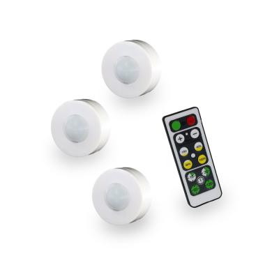 China EUROPEAN 4000K Under Cabinet Lights Natural White Brightness Dimmable Battery Operated Touch Cabinet Cupboard Kitchen Wardrobe Lights 3Pack for sale