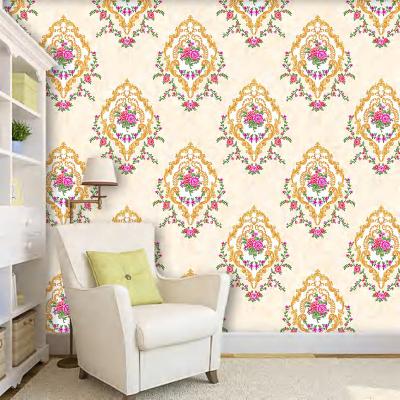 China Waterproof+ECO-Friendly 2022 Hot New Modern Design Flower Luxury PVC Wallpaper 3d Wallpaper For Room for sale