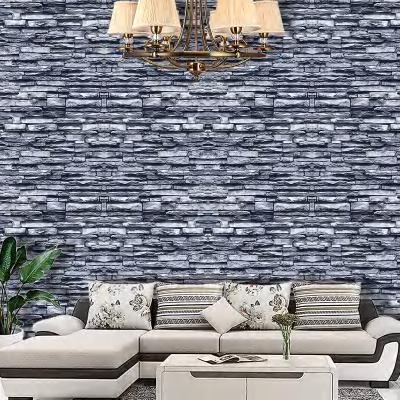 China Waterproof+ECO-Friendly Highly Recommend Best Quality 3d Brick Wall Wallpaper Home Decoration 3d Stone Wallpaper for sale