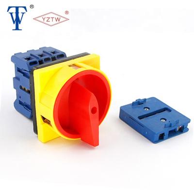 China YZTW TWD11 32A 3 Pole Inverter Industrial Isolator Switch With TWD11 32A Auxiliary Contact for sale