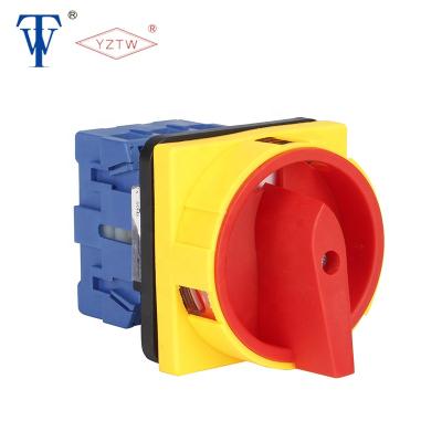 China YZTW TWD11-32 -on Red Yellow AC/DC 3P Padlock Cam Switch Isolator Rotary Switch TWD11-32 for sale