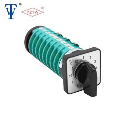 China Tianwei 12 Position 400V Rotary Cam Switch 32Amp KDHc-32A for sale