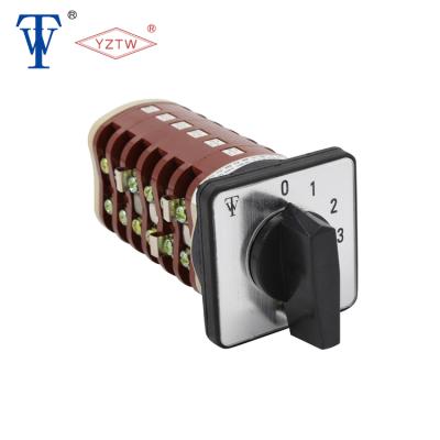 China 4 Position 4P Mini Electric Changeover Rotary Cam Switch KDHc-63 for sale