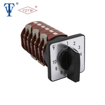 China YZTW KDHc-100A 3 Post 10 Step Cam Switch Rotary Switch KDHc-100 for sale