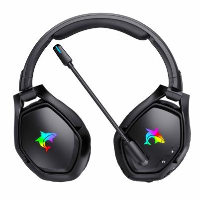 China Hot Selling Wireless Earphone TYPE-C Custom Headband Earbuds RGB RGB Over The Ear TV Headphones Headset 2.4G Gaming for sale