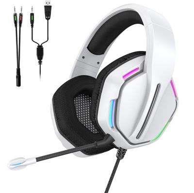 China Hot Sales MIC Earphone 3.5 mm Stereo Headset Gaming Wired Headphones Over Ear for sale