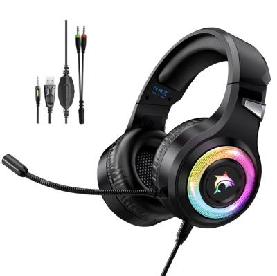 China 2022 original stylish hot new sales USB headband earphone PC microphone wired gaming headset for sale