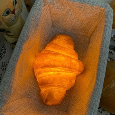 China Cute Hot Selling Bread Shape LED Bag LED Cross Light Bedroom Bedside Night Light Crescent Light Amusement Home for sale