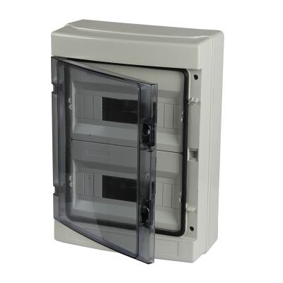 China ABS Distribution Box Din Rail Type Enclosure HA-24WAY for sale