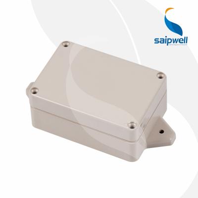 China Outdoor Electronic Wall Mounted SAIPWELL/SAIP Material IP65 ABS/PC Plastic Electrical Boxes With Flange/Ear for sale