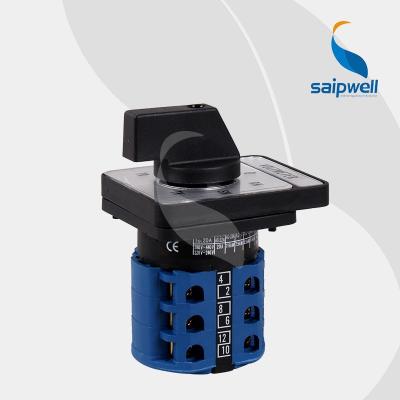 China Saipwell Automatic Transfer Switch 4 Position Rotary Switch LW26-20 VOLTMETER for sale