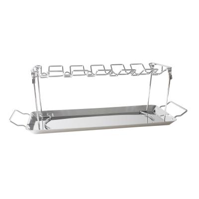 China Dustproof Stainless Steel Chicken Wing And Leg BBQ Grilling Rack for sale