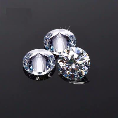 China High Refractive Index and Dispersion Cs Gems Wholesale High Quality Vvs1 Diamond Moissanite Melee Round Loose Price 1 Carat for sale