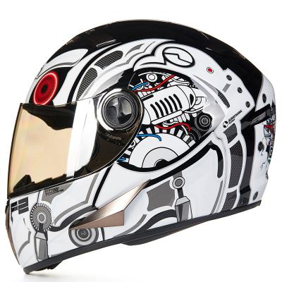 China Wholesale Sun Shield Motorcycle Helmets Full Face Helmet For Road Racing 502 Helmet for sale