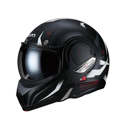 Китай Motorcycle Helmet ABS Motorbike Helmet Wholesale Motorcycle Sun Shield Flip Up For Motor Helmet B707 продается