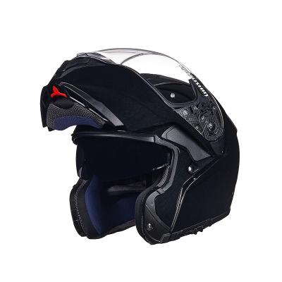 中国 High Quality Sun Shield B10 Helmet Motorbike Full Face Flip Up Helmet Fiberglass Construction Motorcycle Helmet 販売のため