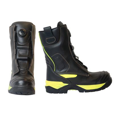 China Steel Toe Safety Shoes Work Boots Rescue Safety Shoes Anti-Static Fire Retardant Anti-Static Fire Fighter Boots1107 zu verkaufen