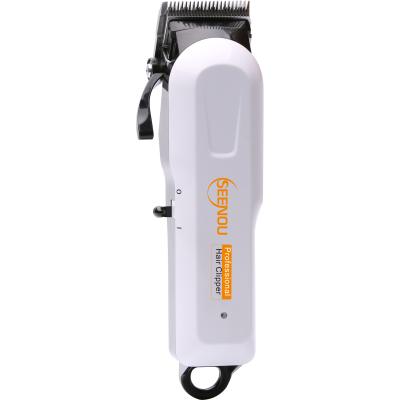 China Rechargeable Barber Scissor Razor Hair Cut Machine Battery Push Shear Electric Ready-to-Use Beard Trimer Hair Trimmer for sale