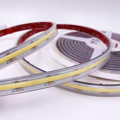 China Hotel DC 24V Dotfree IP67 Colorful Lights Strip RGB COB LED Strip Light for sale