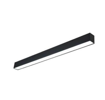 China Aluminum Desktop Desk 1200mm 40W Suspended Linear Pendant Line Light Fixture LED Linear Batten Ceiling Batten Light for sale