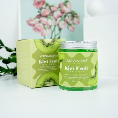 China Moisturizer Wholesale Private Label Kiwi Fruit Gel Mask For Deep Hydrating Face Skin for sale