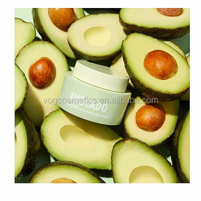 China Natural Avocado Moisturizer Face Mask Skin Care Anti Aging Face Clay Mask for sale