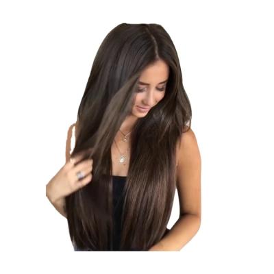 China Best Silky Wave Straight Selling Wigs Sellers Natural Straight Black Multicolor Box Long Be Customized Lace Front Wig Women Synthetic for sale