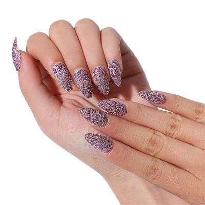 China 24pcs/box Flexibility Beauty Personal Care Nail Suppliers Packaging Artificial Nails Art Nails Fashion False Nails for sale