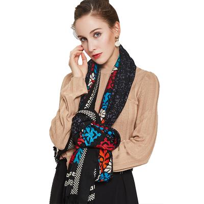 China Custom Wool Scarf Women Pure Wool Hijab Shawls For Winter for sale