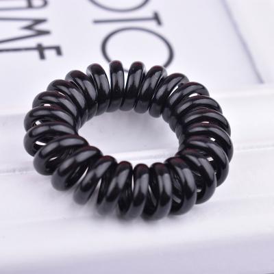 China 2021 Wholesale Hot Selling Vintage Hair Ties Basic Model Plastic Hair Tie Custom Made for sale