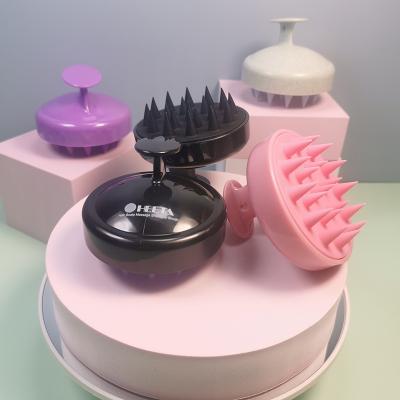 China June 2021 hot sale hair brush hair comb shampoo brush scalp care hair bush with soft silicone massager for sale