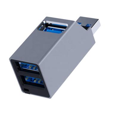 China USB3.0 5Gbps high speed usb aluminum type c 3.0 mini 3 port data transmission hub for Mac PC mobile phone for sale