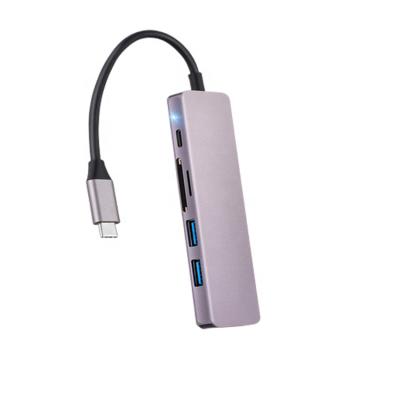 China USB3.0 5Gbps High Speed ​​Multifunctional USB 3.1 to HDTV 6 in 1 Type-C to 4k HDTV HUB PD Charger Docking Station USB 3.0 HUB for Desktop PC and the laptop for sale