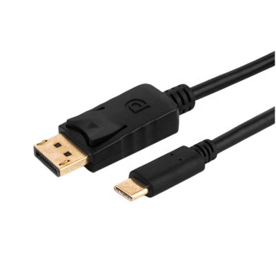 China COMPUTER 1.8m 4k Gold Plated Male To Male USB 3.1 To Displayport Converter Type C To DP Cable for sale