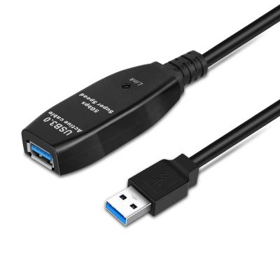 China Active USB3.0 COMPUTER Data Cable Male To Female Extension Cable 5m 10m 15m With Signal Booster for sale