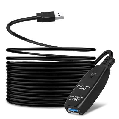 China COMPUTER factory hot sale 5m 10m 15m usb3.0 amplify extension cable male to female with signal amplifier cable for sale